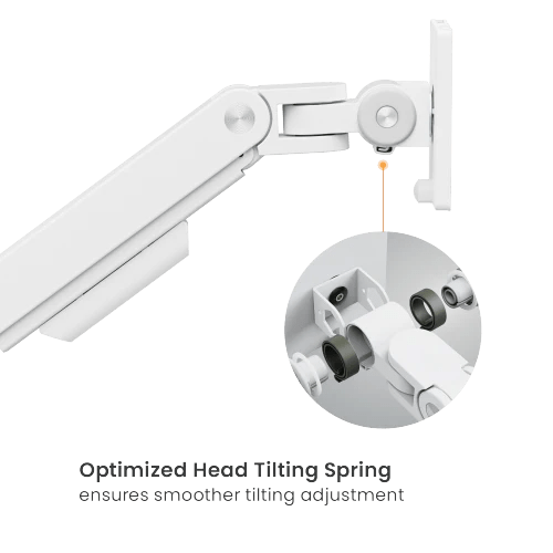 Pole Mounted Ultrawide Dual Heavy Duty Monitor Arm Stand For Curved Mo