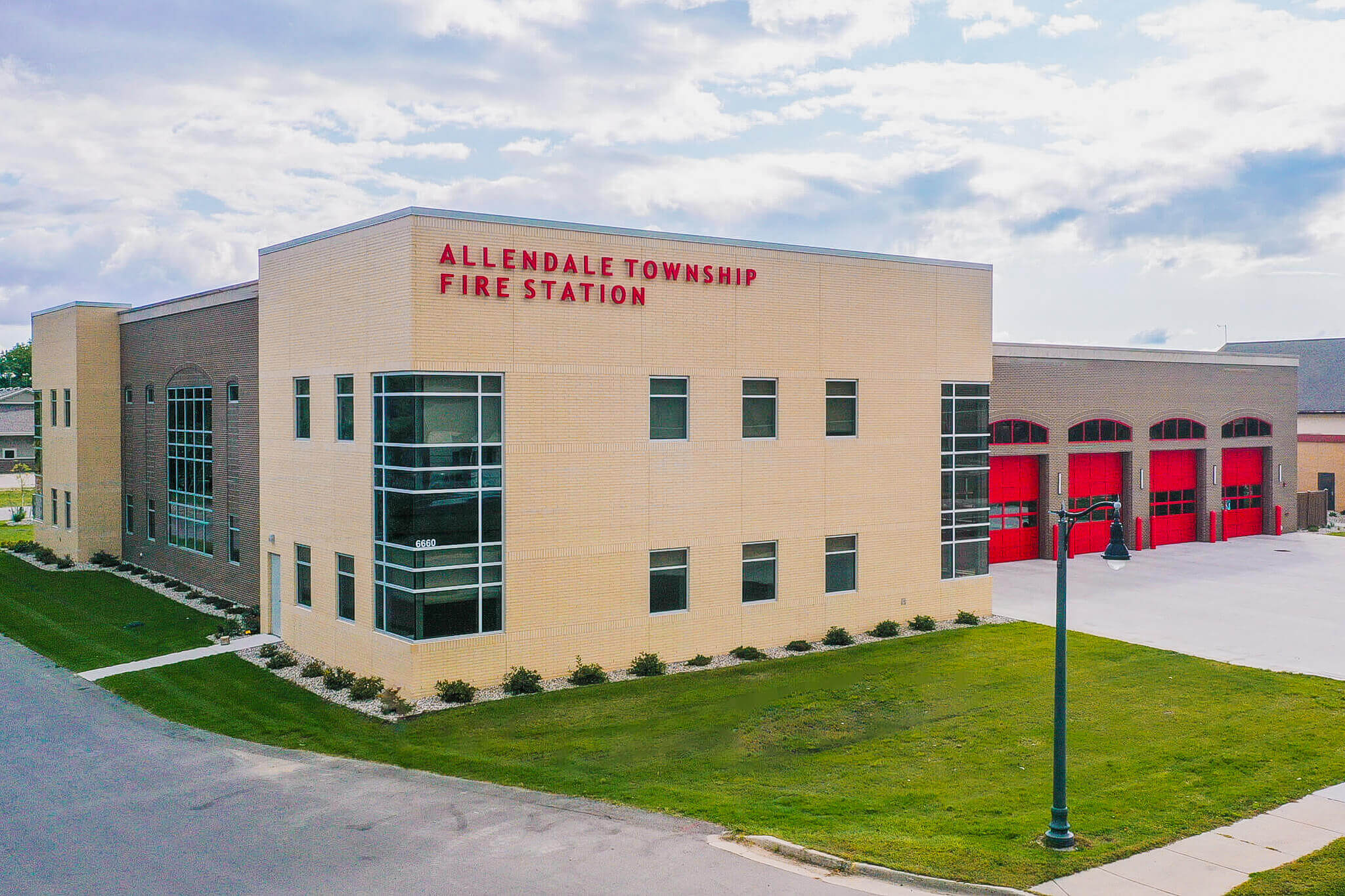 Allendale Fire Station Erhardt Construction Company