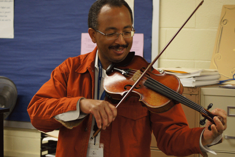 Orchestra Director, Dr.Yarbrough Philharmonic’s First Black