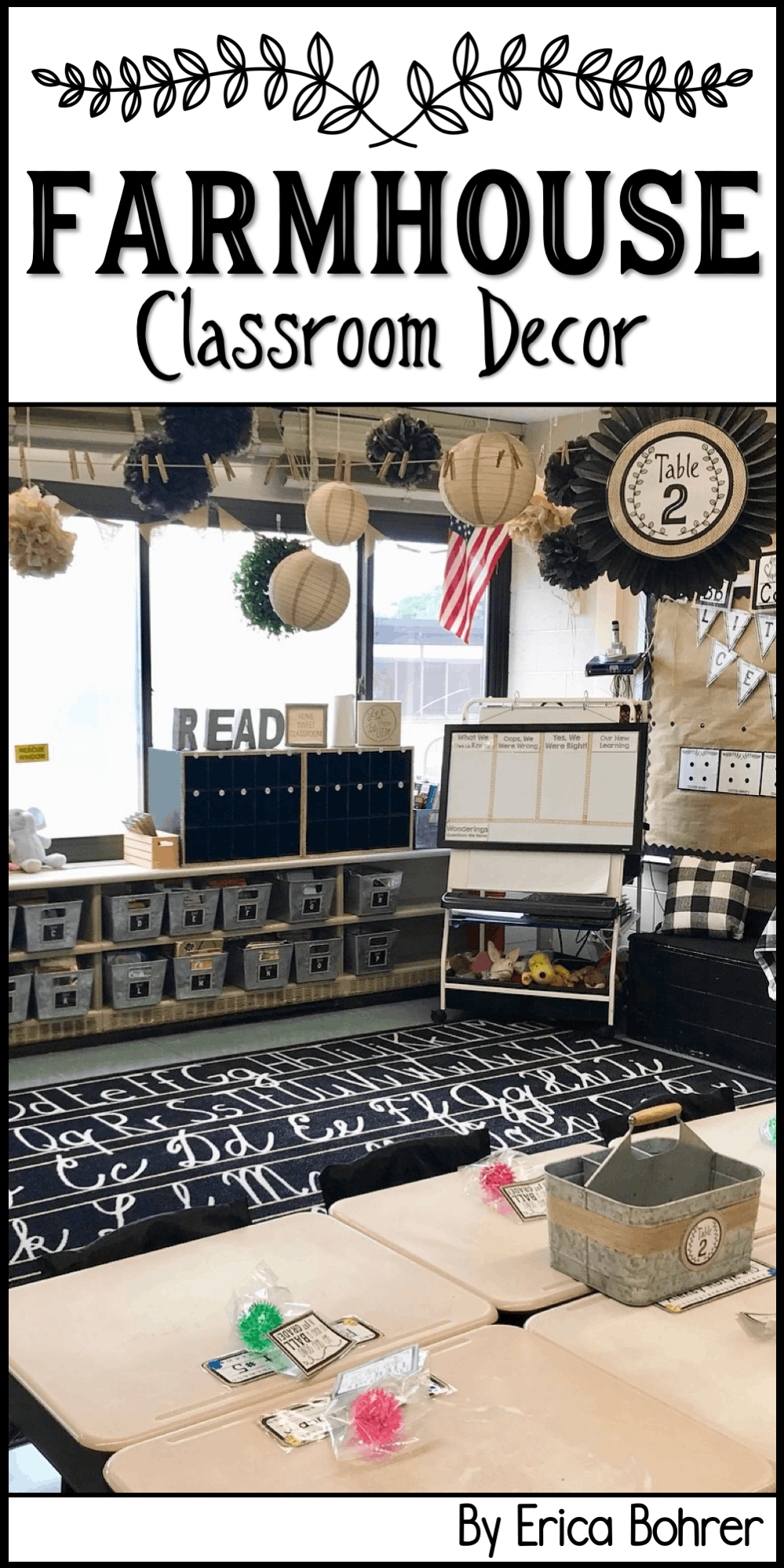 Farmhouse Style Classroom Decor