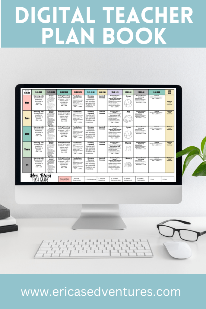 Teacher’s Digital Plan Book and More!
