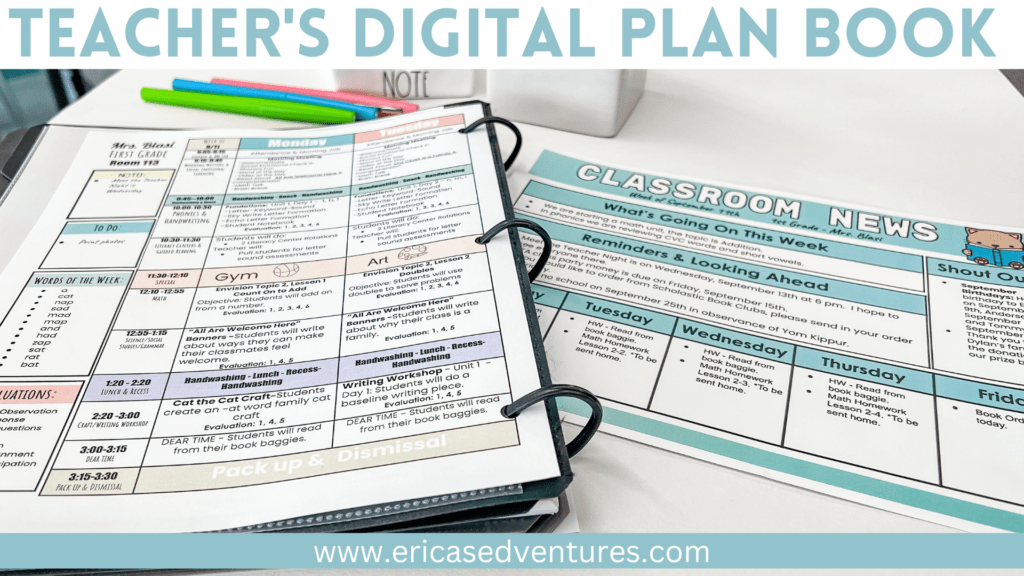 Teacher’s Digital Plan Book and More!