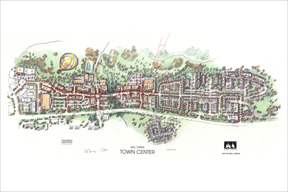 Eric Denney Architecture Mill Creek Town Center Master Plan Eric