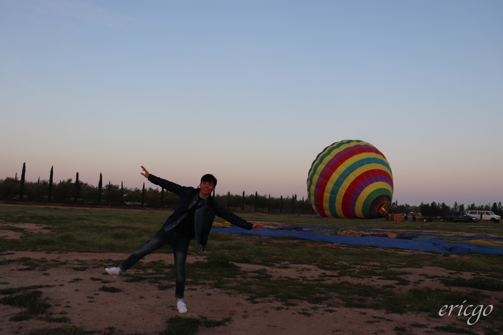 加州｜A Grape Escape Hot Air Balloon Adventure Temecula特曼庫拉，葡萄園空中冒險熱氣球之旅