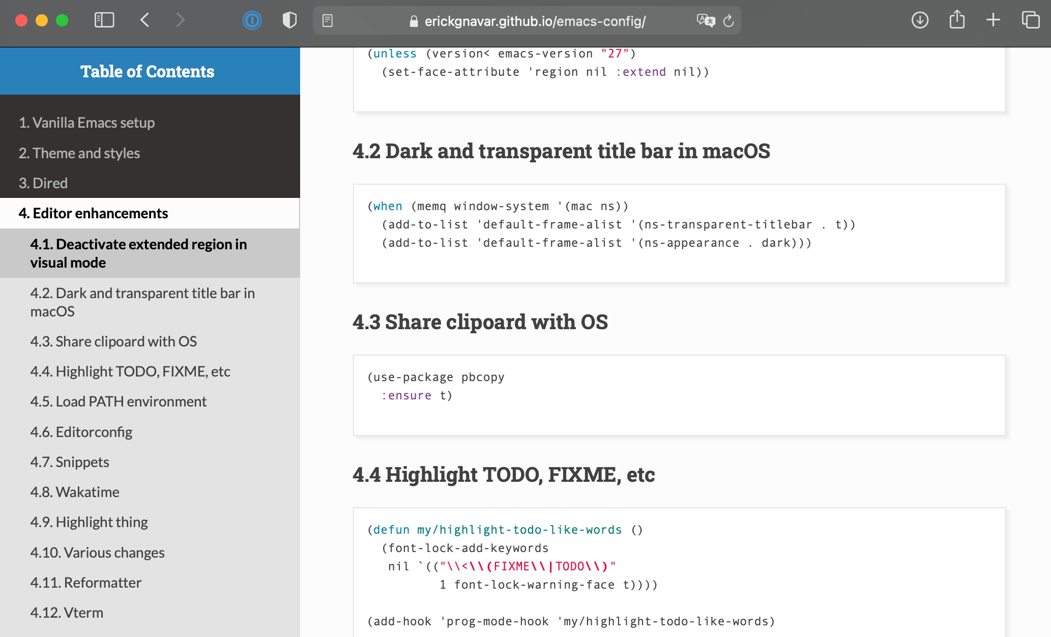 Auto build and publish emacs org configuration as a website · (ノ°Д°）ノ︵ ┻━┻