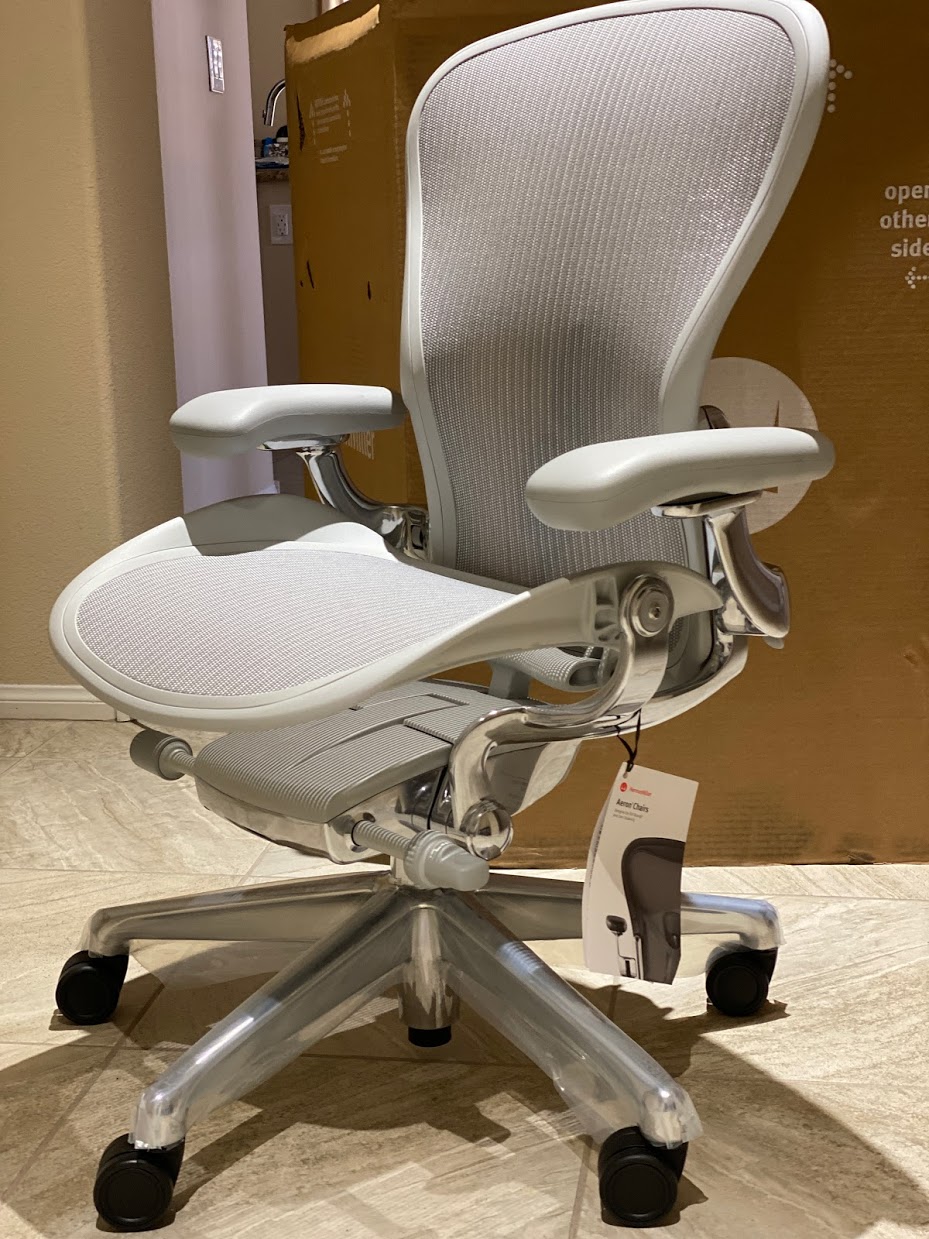 Herman Miller Aeron + Atlas Headrest Erick Dimalanta