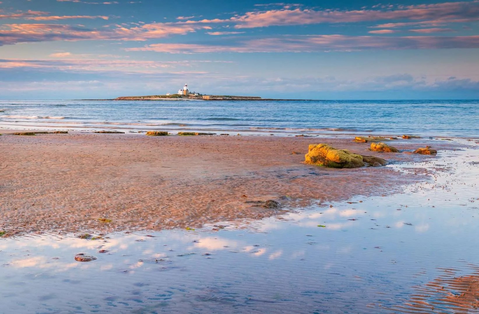 Amble Links Beach North East, Northumberland Beaches, Outdoor