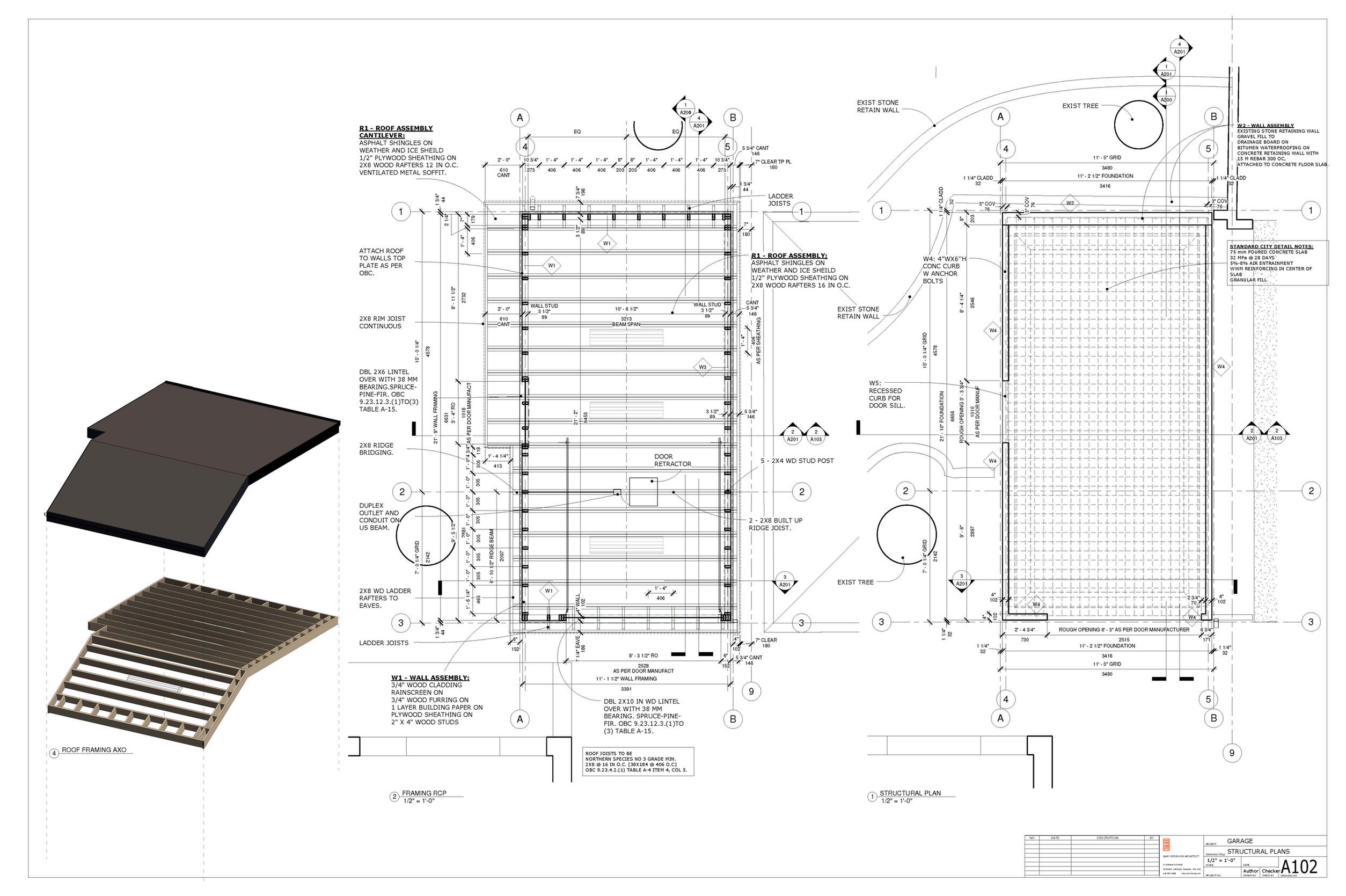 Garage Permit Drawings