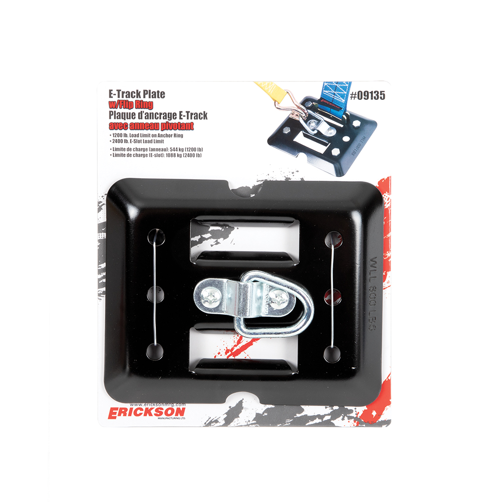 E-Track Plate w/ Flip Ring – Erickson Manufacturing