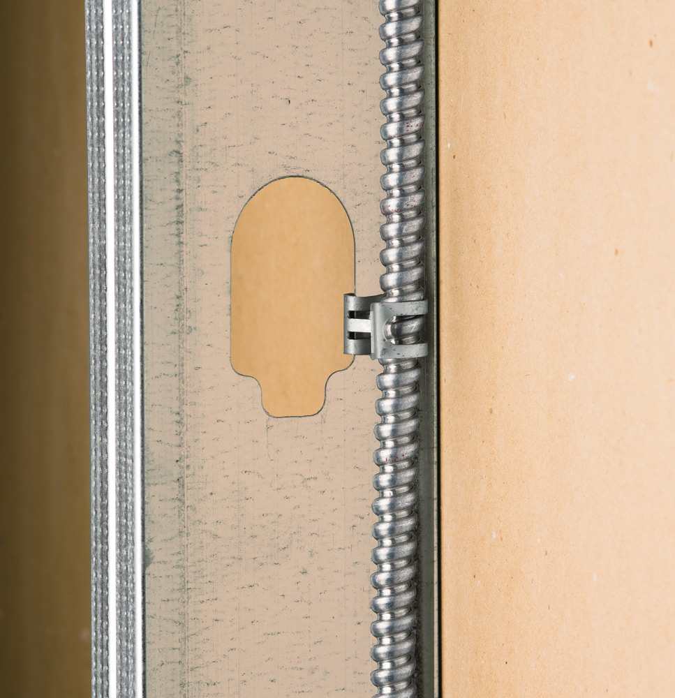 MC/AC Cable to Metal Stud Clip CADDY