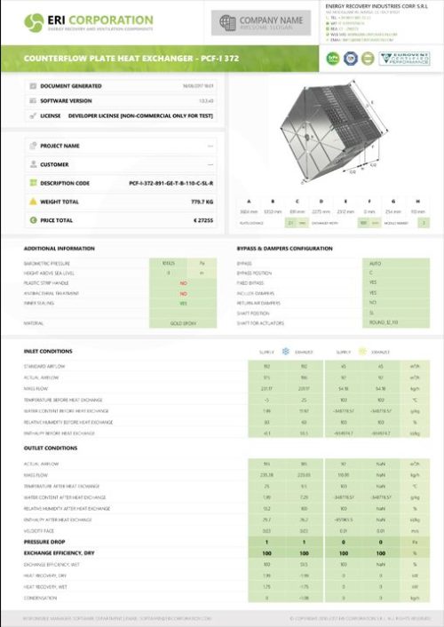 Heat exchanger calculations with high precision