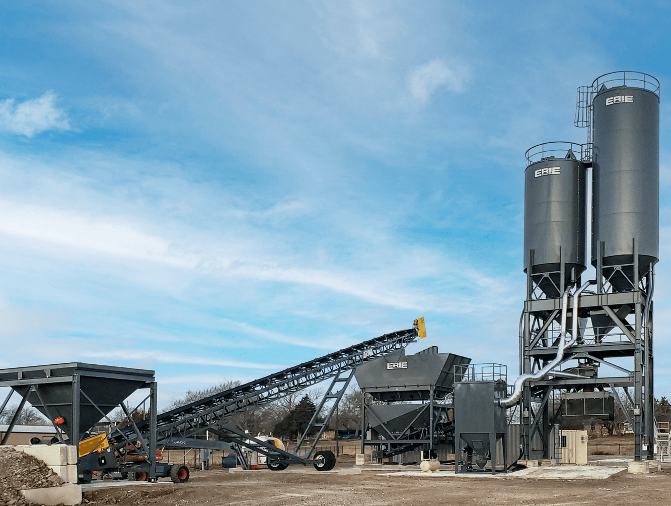 MP11T Low Profile Transit Mix Plant Erie Strayer