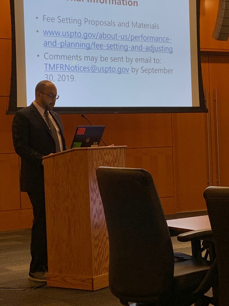 Details on USPTO's trademark fee increase proposal public comments