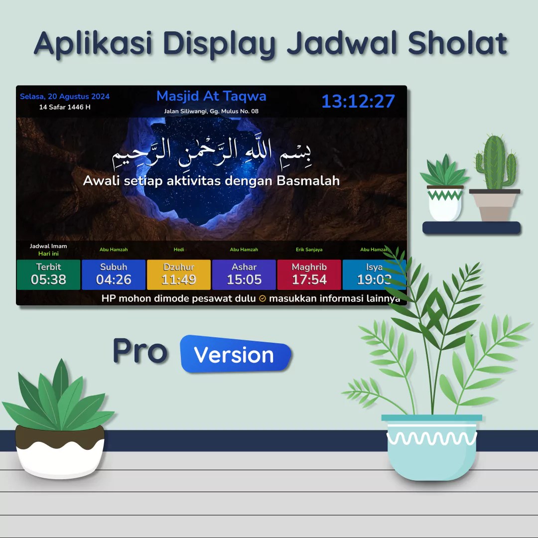 Aplikasi Jam Masjid Digital