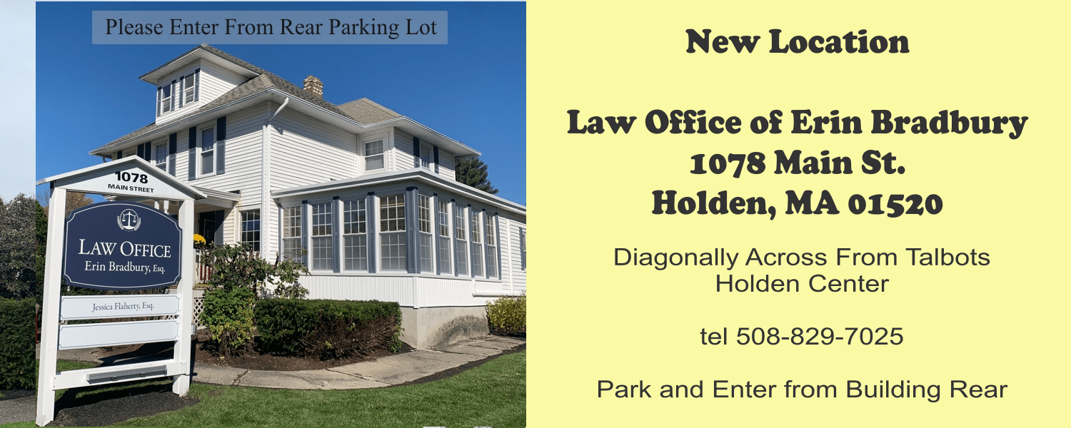 Law Office of Erin Bradbury, Holden and Worcester MA, Attorney