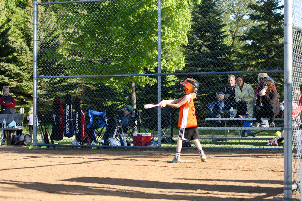 First softball game! The Munchkins