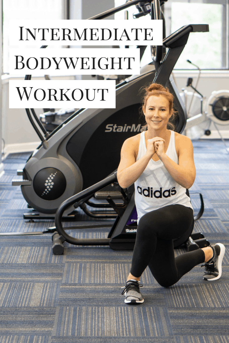 Intermediate Bodyweight Workout Erin's Inside Job