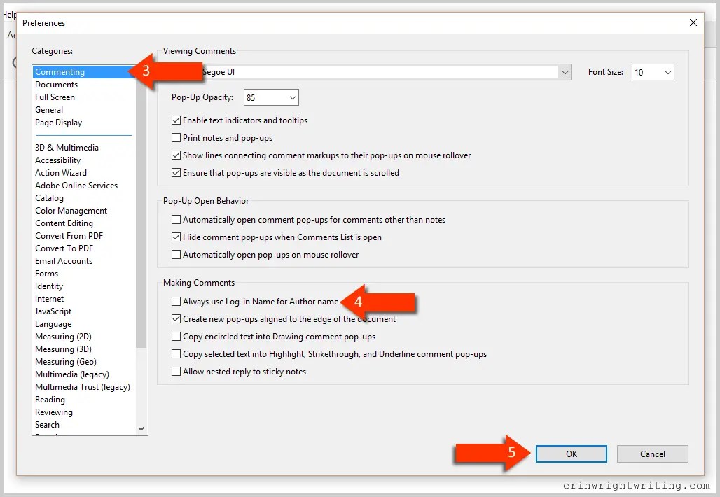 How to Change Your Name for New Comments and MarkUps in Adobe Acrobat