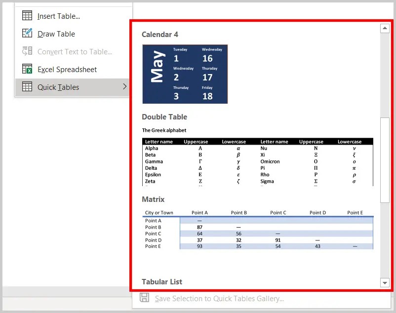 Three Ways to Insert Tables in Microsoft Word