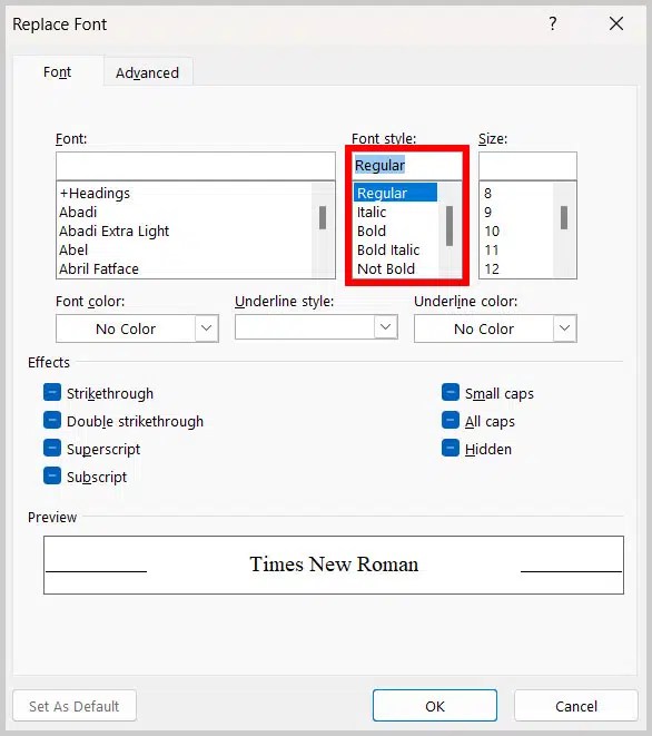 How to Find and Replace Font Formatting in Microsoft Word