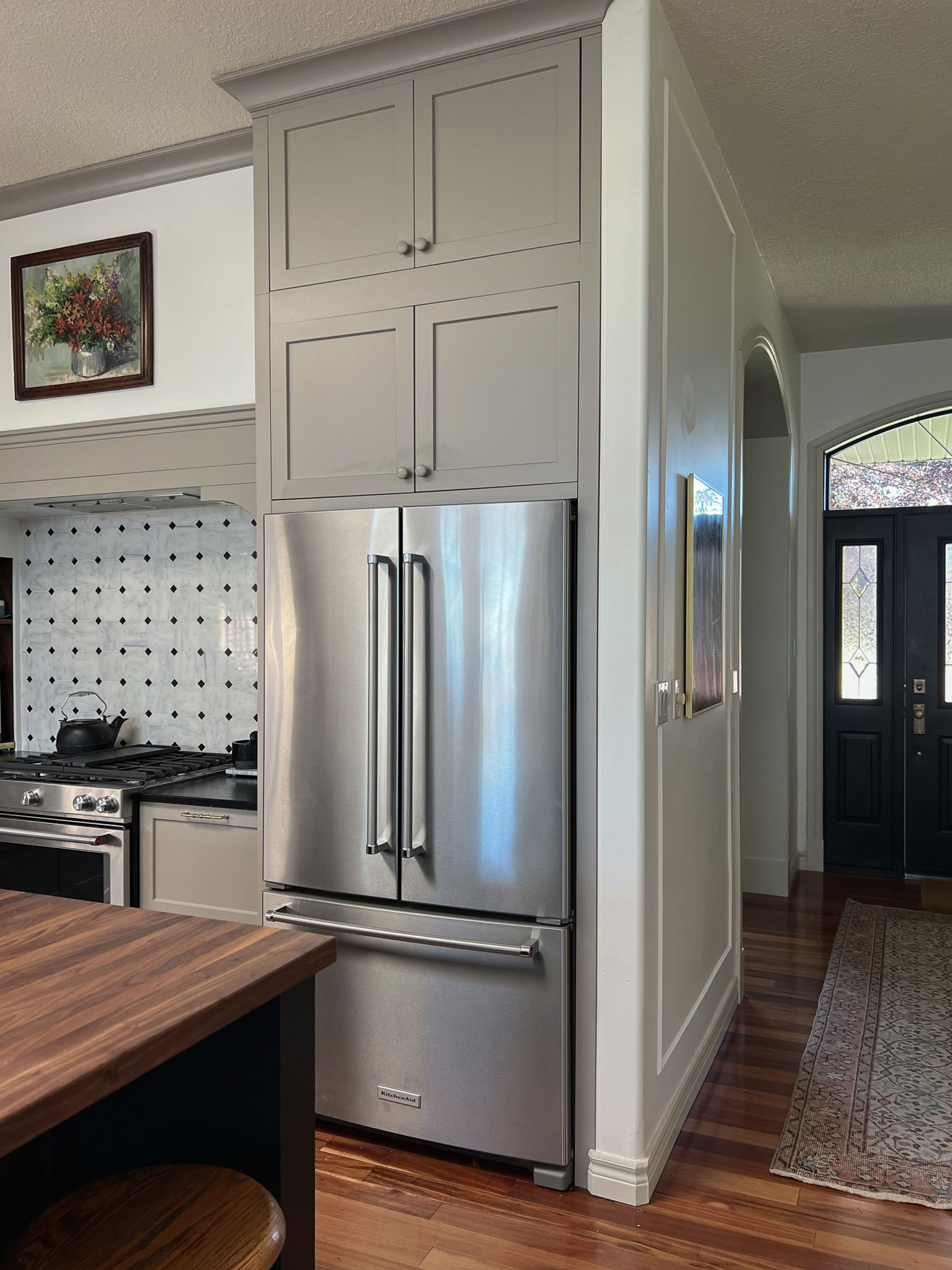 How to Make Your Refrigerator Look BuiltIn Erin Zubot Design