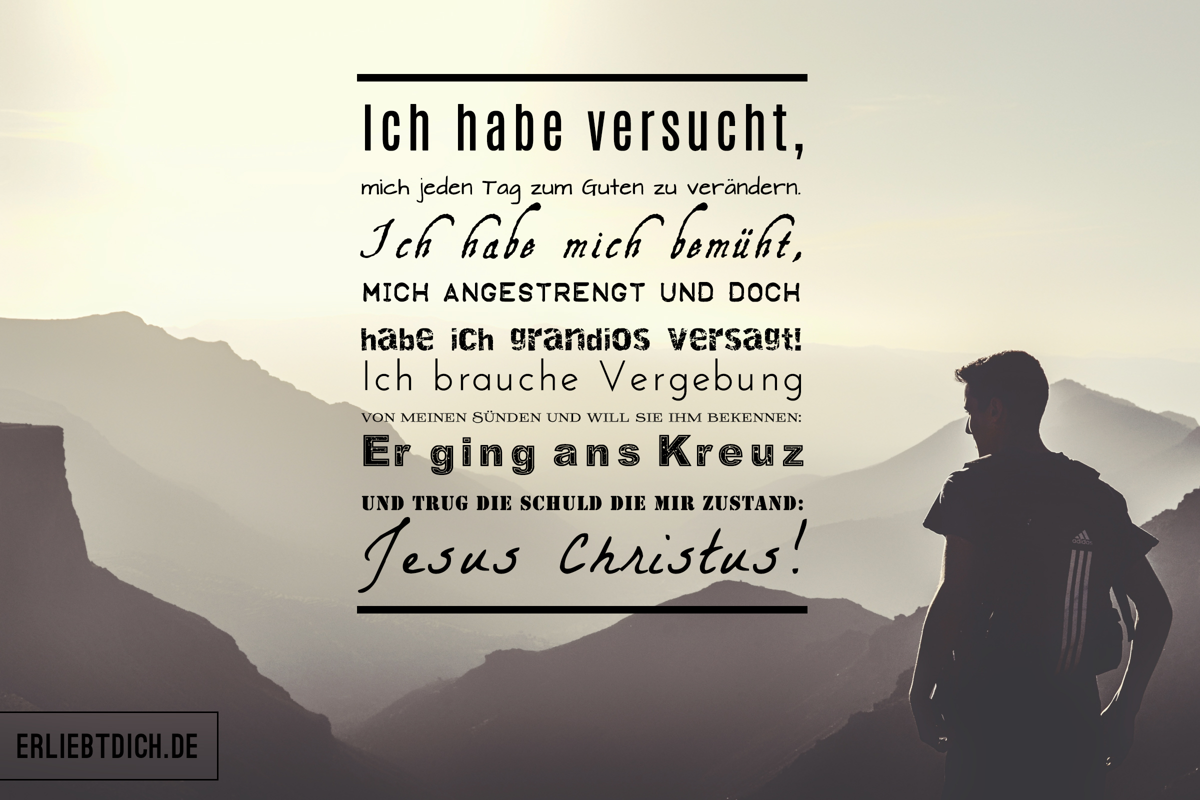 Zitat der Woche Er liebt Dich!