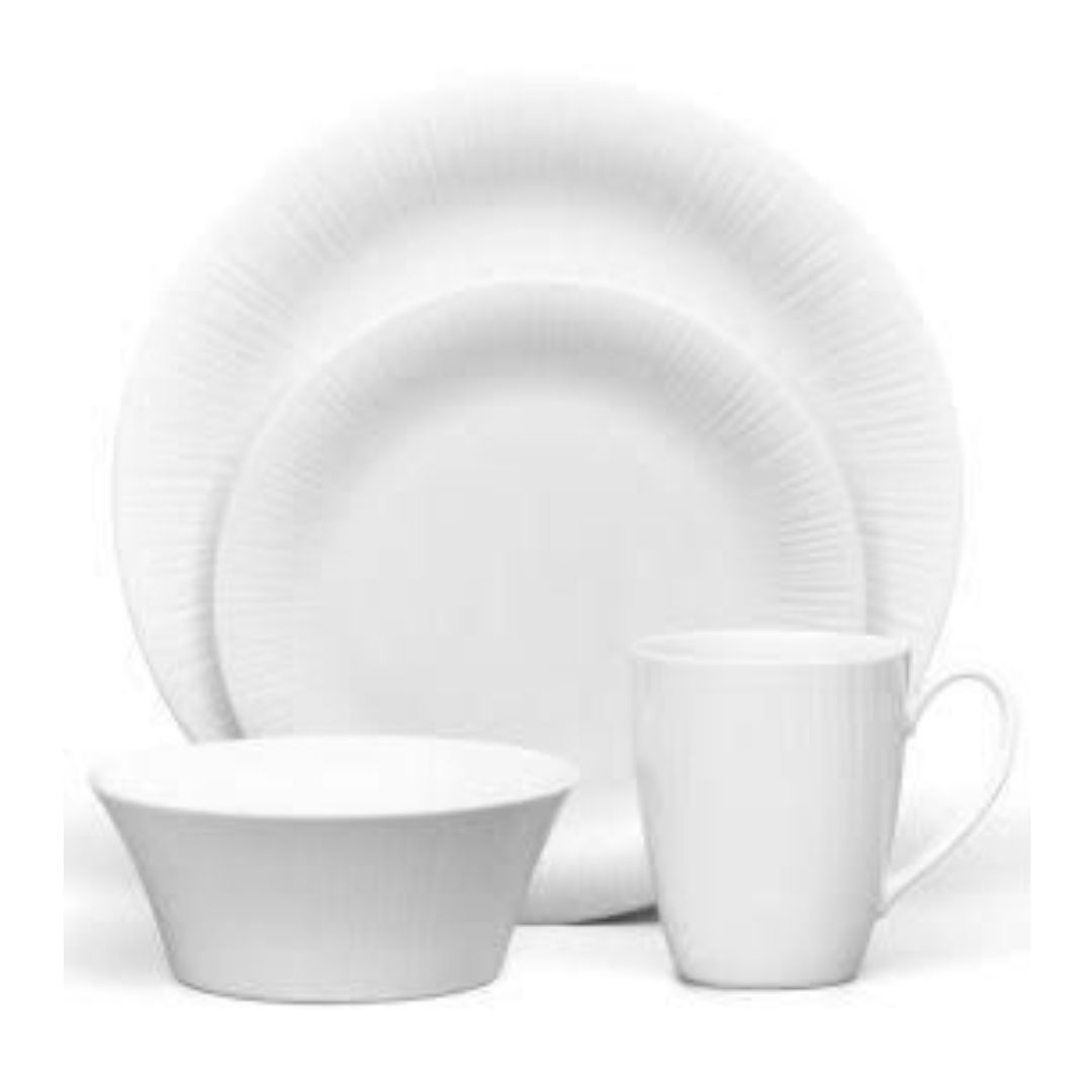 Noritake Dinner set White, 40 Pieces Erma