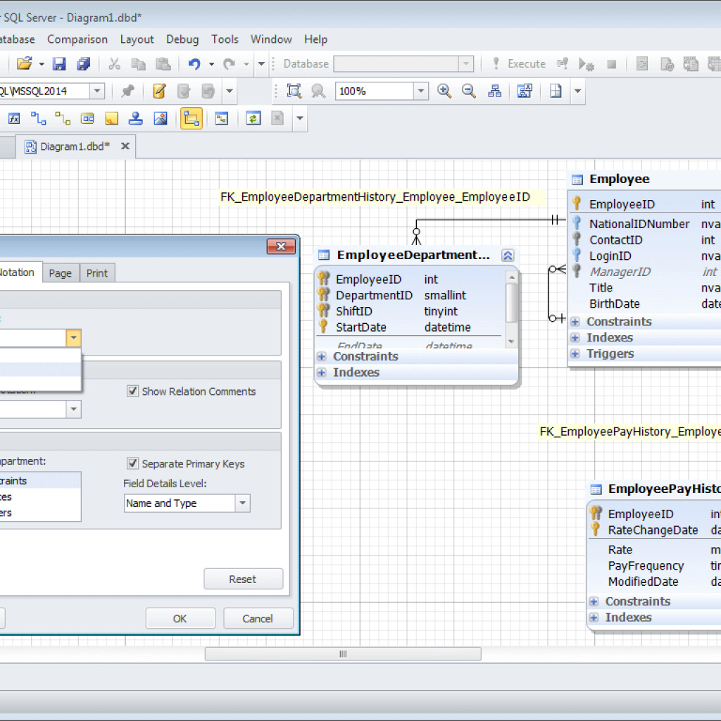 Database Diagram Tool For Sql Server for Database Diagram Software