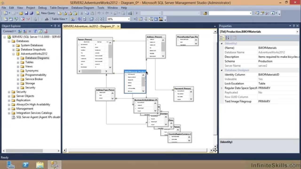 Er Diagram Sql Server 2012 | ERModelExample.com