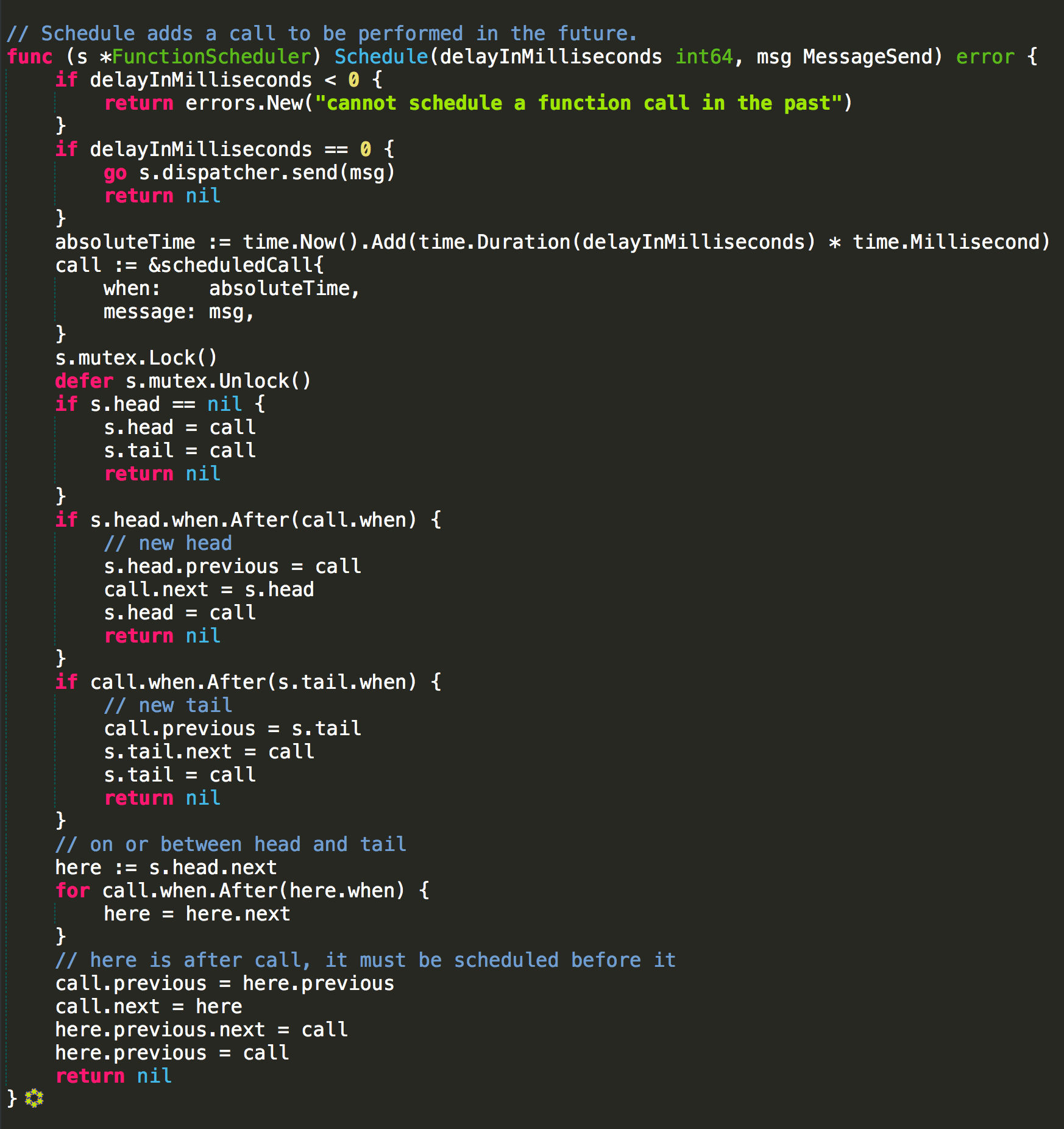 Schedule a Message · Ernest Micklei's Blog