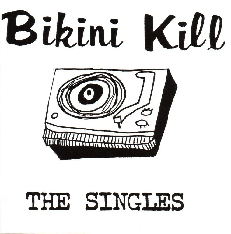Bikini Kill The Singles LP (Clear Blue Vinyl) Eroding Winds