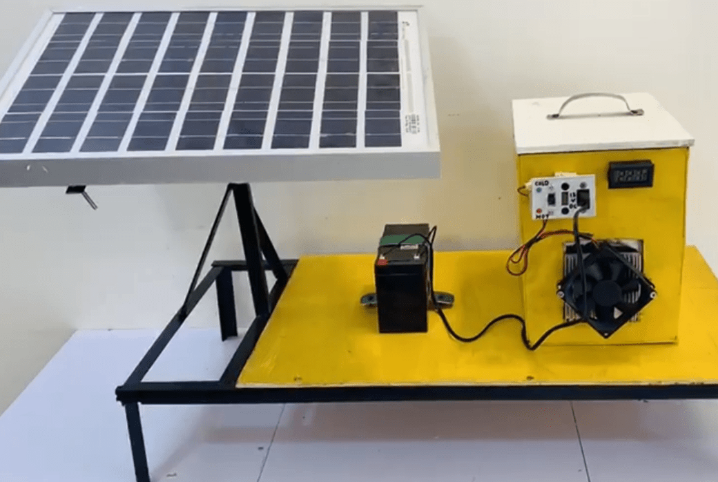 Solar Refrigeration system using Peltier module B tech Mechanical Final