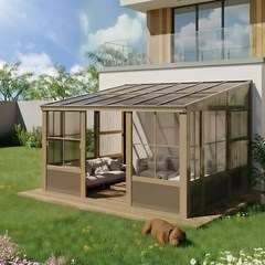 10x12 Prefabricated Sunroom | Durable 4-Season Comfort - EROMMY – Erommy