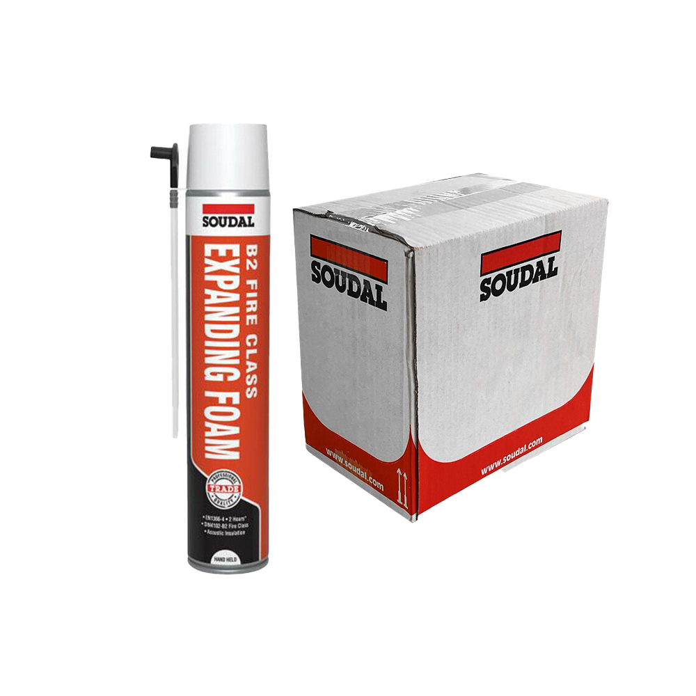 Soudal B2 Fire & Acoustic Expanding Foam 750ml (Box of 12) ERoofing