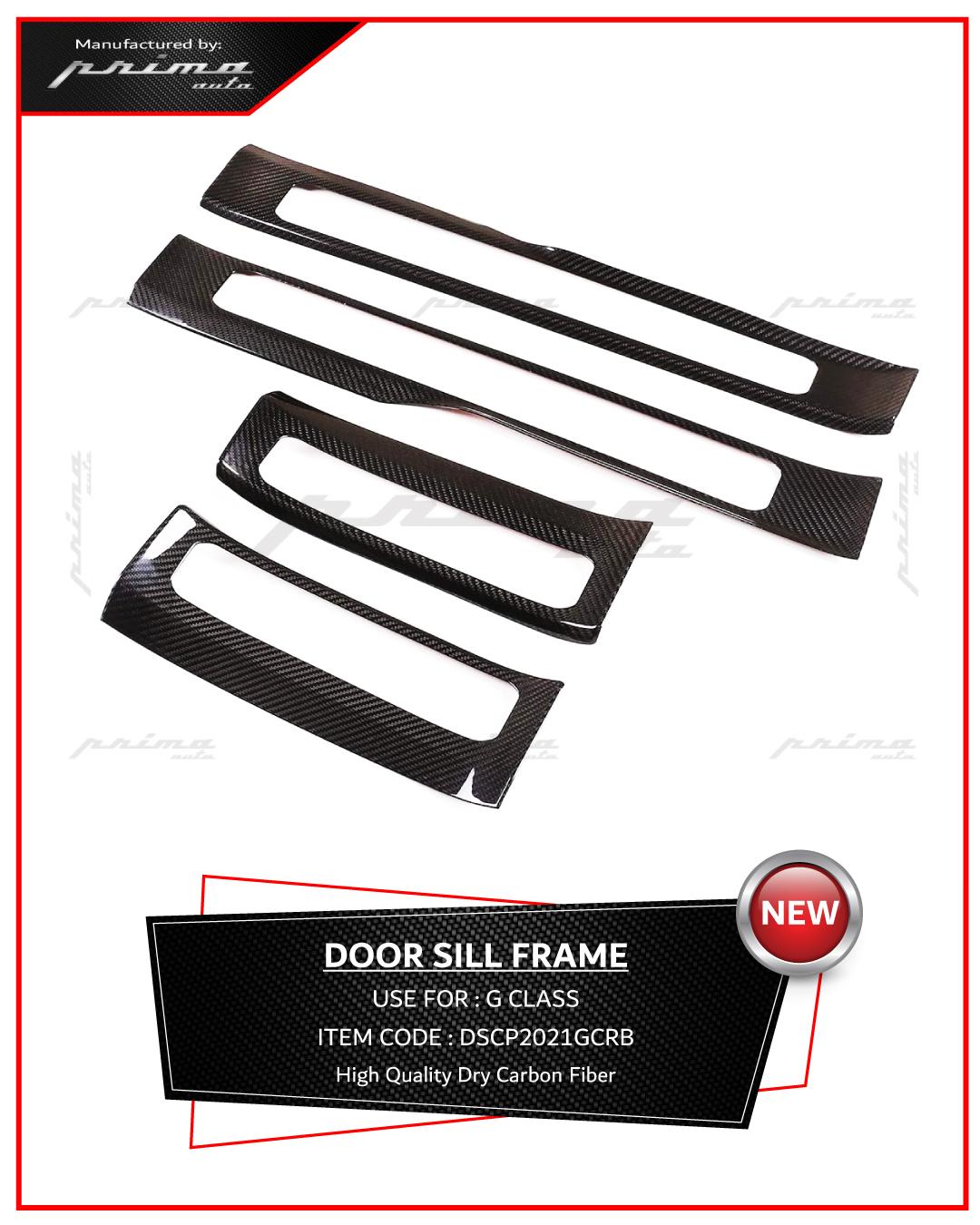 DOOR SILL COVER PLATE 4GCLASS DRY CARBON FIBER DSCP2021GCRB