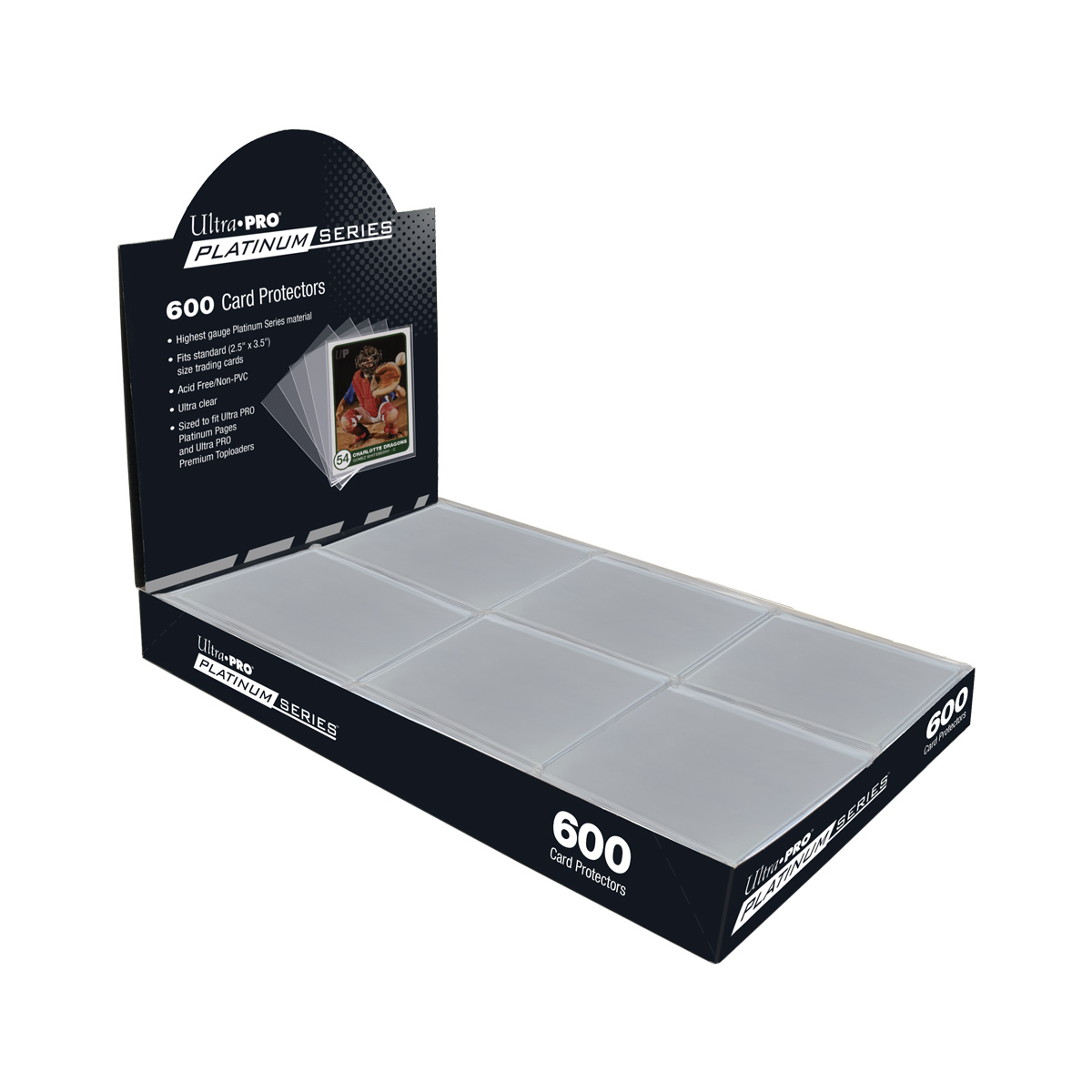 Platinum Card Protector Sleeves, 2.5" x 3.5" (600ct)