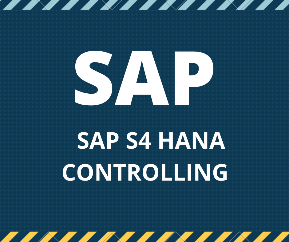 SAP S4 HANA CONTROLLING TUTORIAL