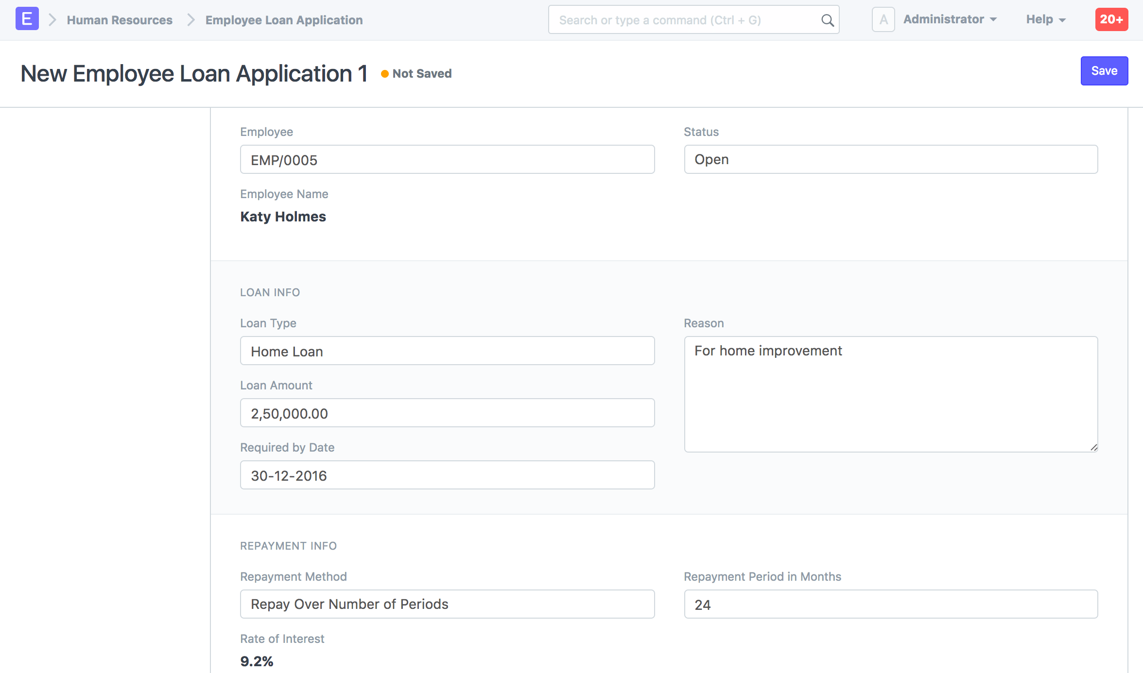 More enhancements in Payroll and Employee Loan Management