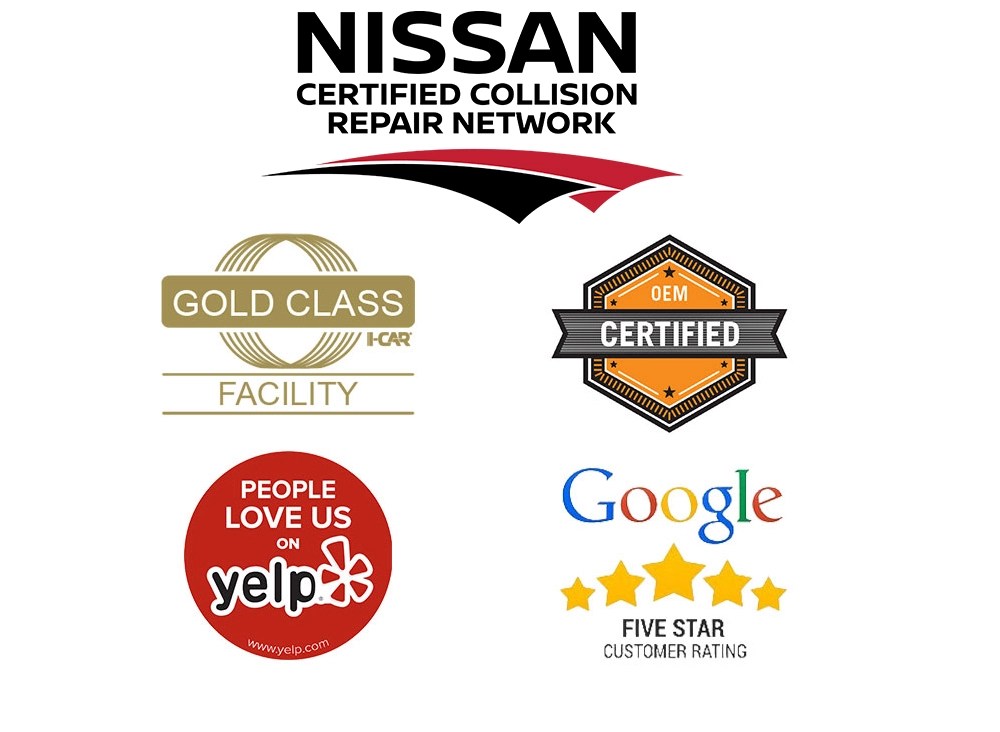 Nissan Dealer Certified Auto Body Shop Huntington Beach ER Painting
