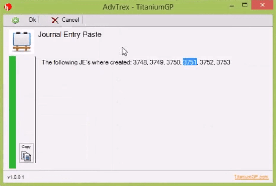 How to Copy and Paste Multiple Journal Entries from Excel to Microsoft