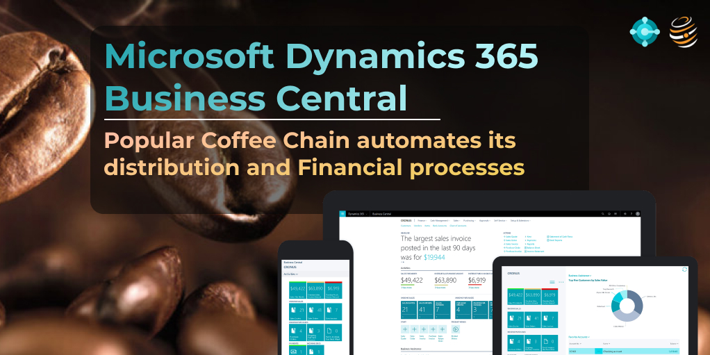 Popular Coffee Chain automates its distribution and Financial processes