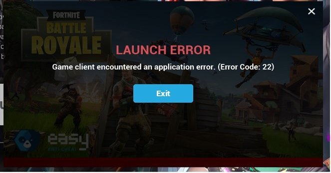 Fortnite Error code 22 Fortnite Will Not Start Issue [Solved]