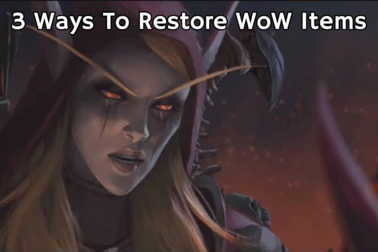 3 WoW Item Restoration Strategies World of Warcraft Guide The Error Code Pros