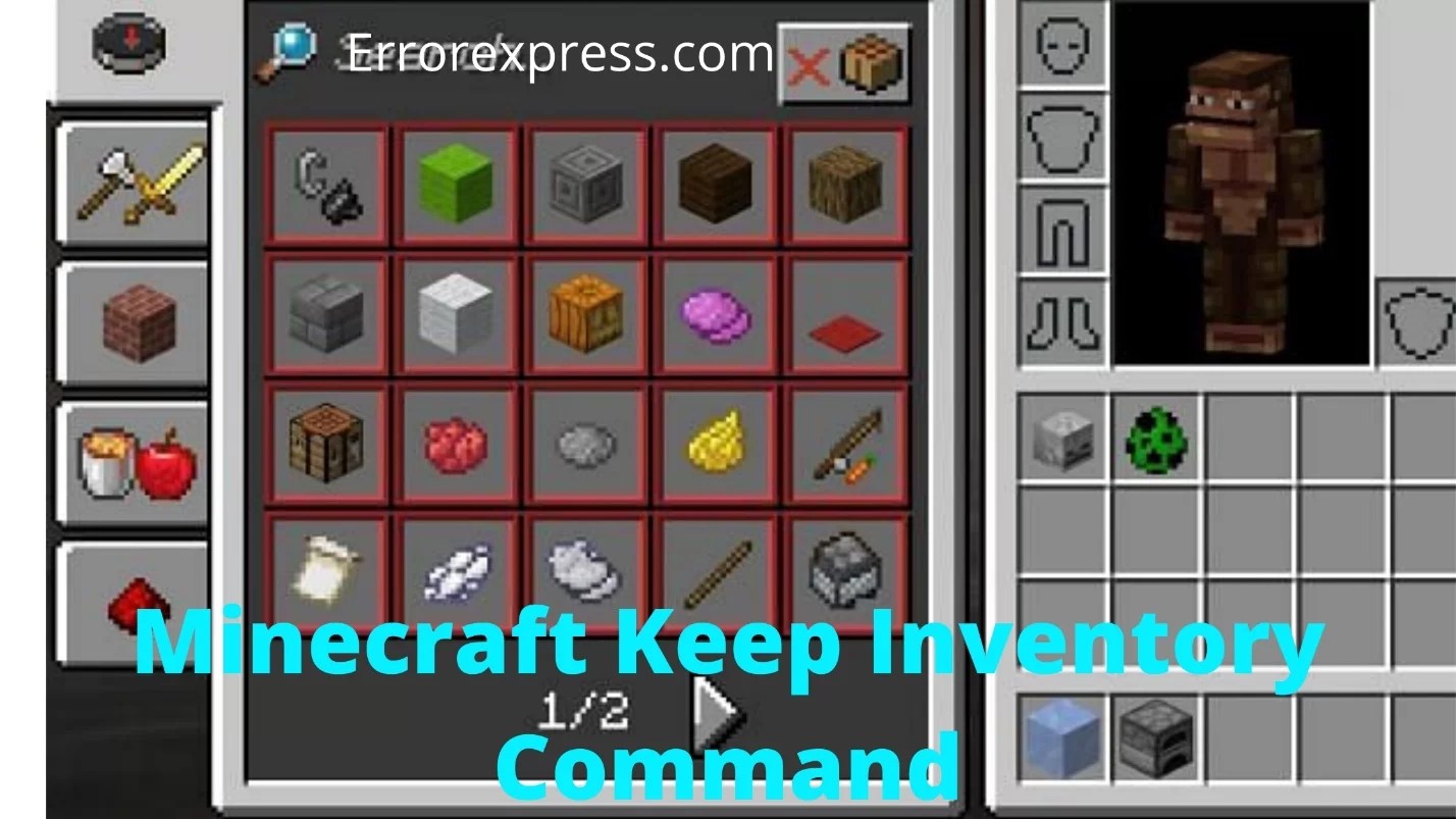 How to Keep Minecraft Inventory Command After Death 2023 Full Guide