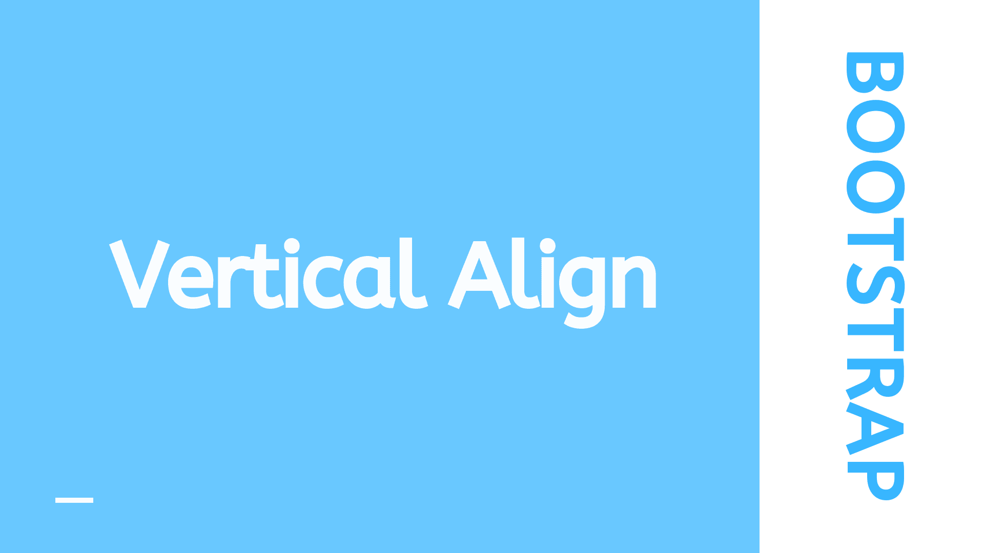 bootstrap vertical align Ericvisser