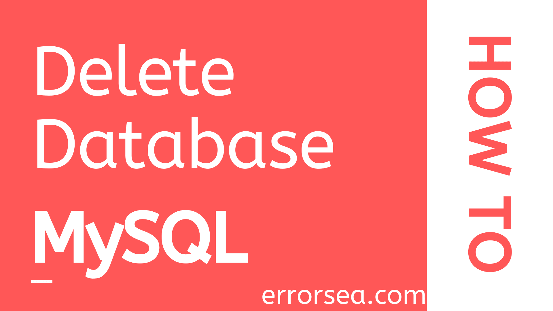 MySQL Archives errorsea
