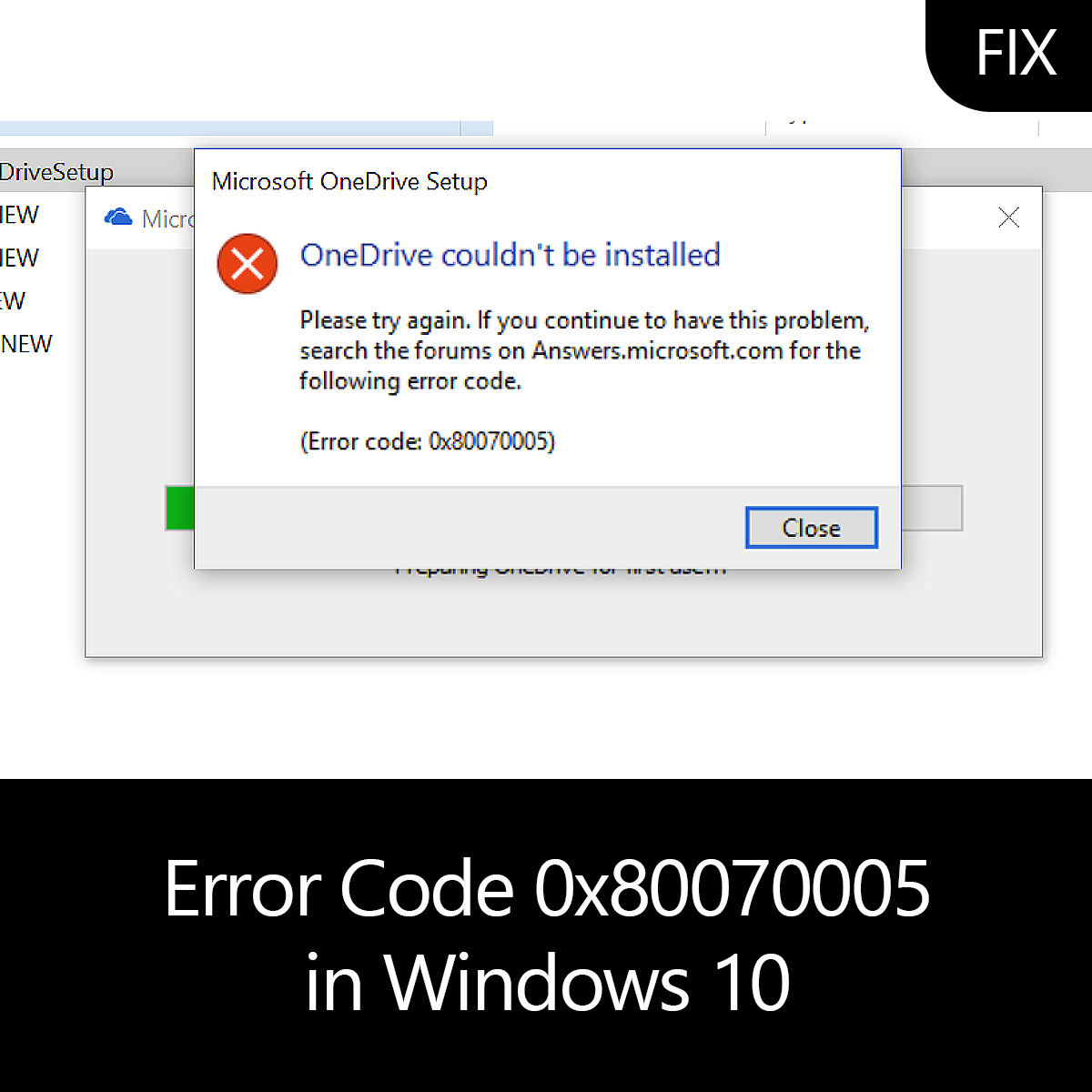Riparare il codice errore 0x80070005 su Windows10 Strumenti di errore
