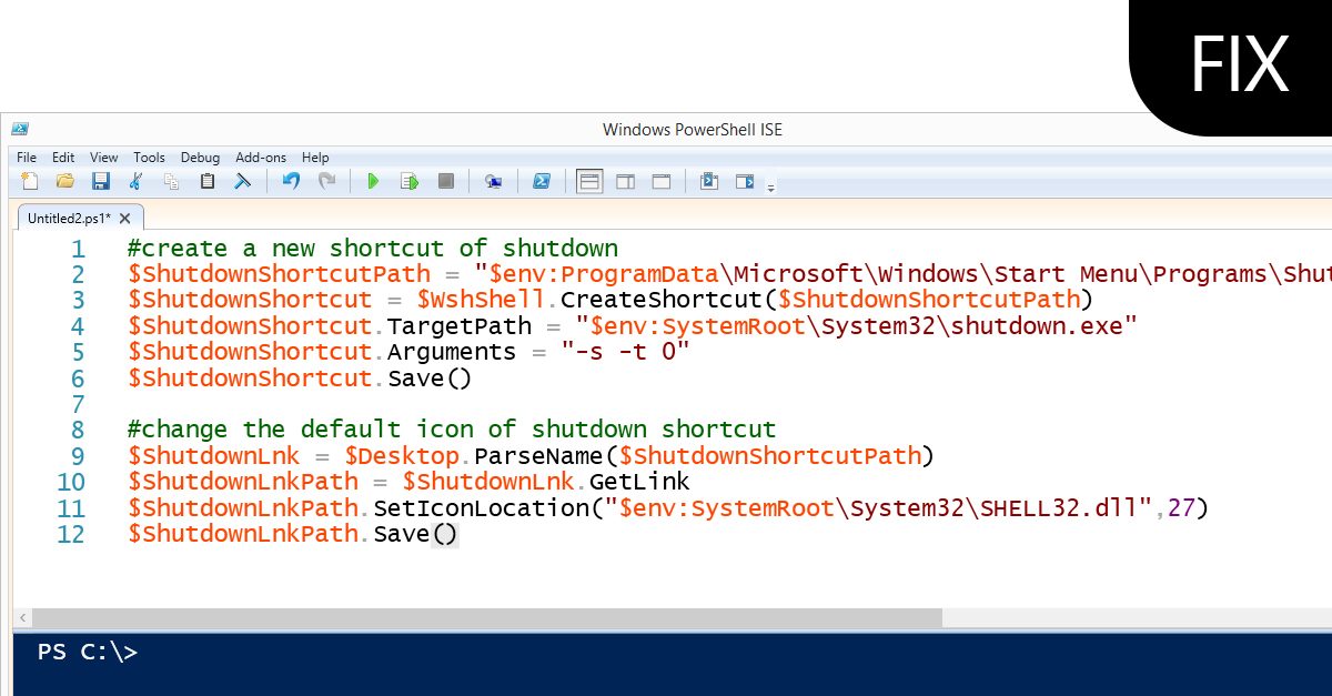 PowerShell script Error 0xFFFD0000 in Windows ErrorTools