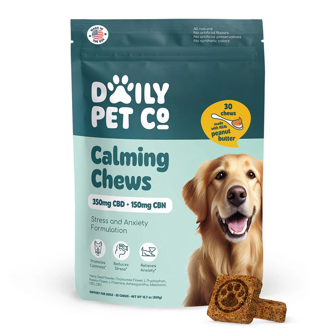 Daily Pet Co. Calming Chews 12mg CBD 5mg CBN SAMPLE Erth Wellness