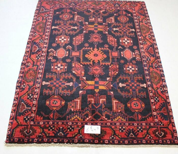 hand made rug 6.8×4.2 Persian hamadan wool Rug Stores in San